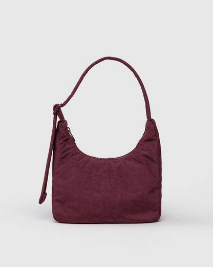 Mini Nylon Shoulder Bag  Mahogany | Baggu Outlets