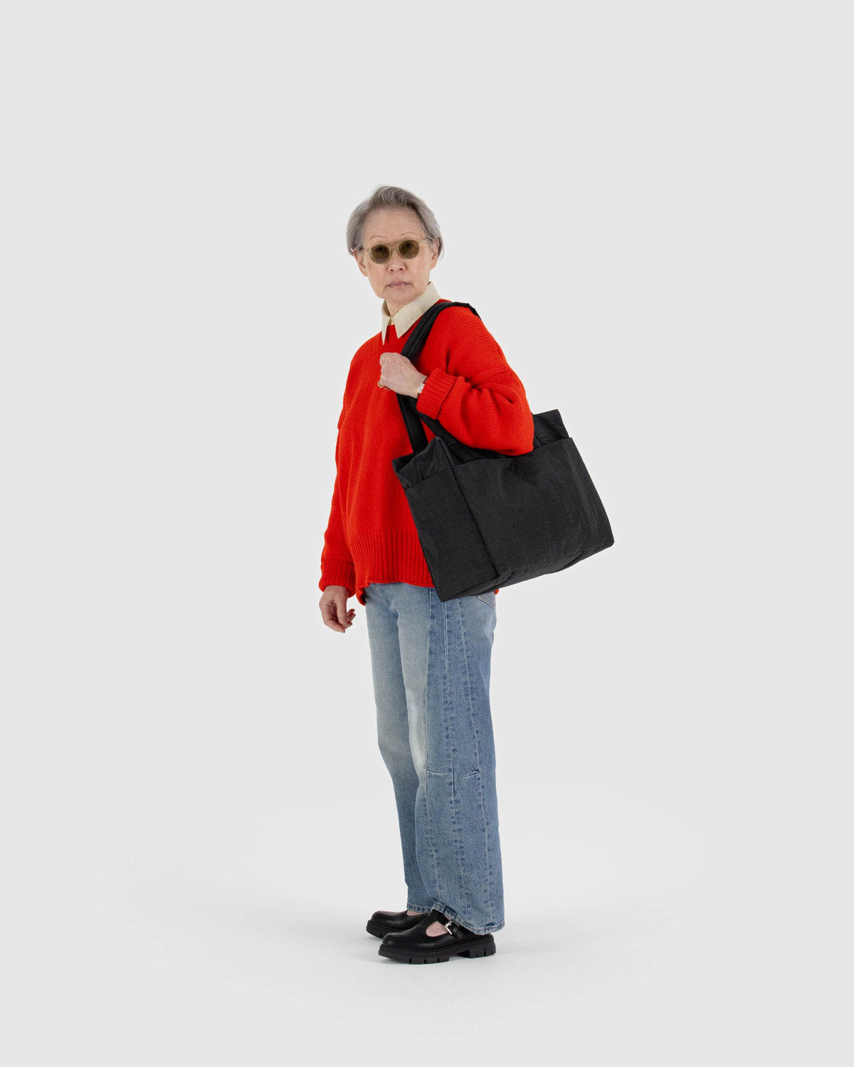 Small Cloud Carry-On Black | Baggu Sale