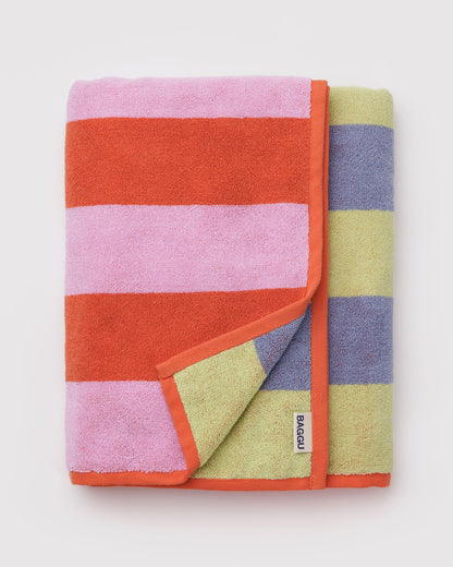 Bath Towel Pool Stripe | Baggu Online