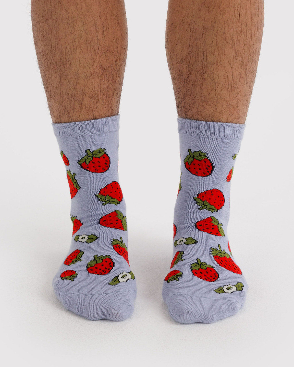 Crew Sock Strawberry Blossom | Baggu On Sale
