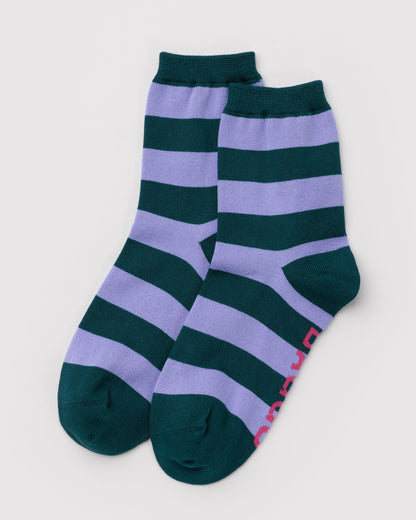 Crew Sock Malachite Stripe | Baggu Sale
