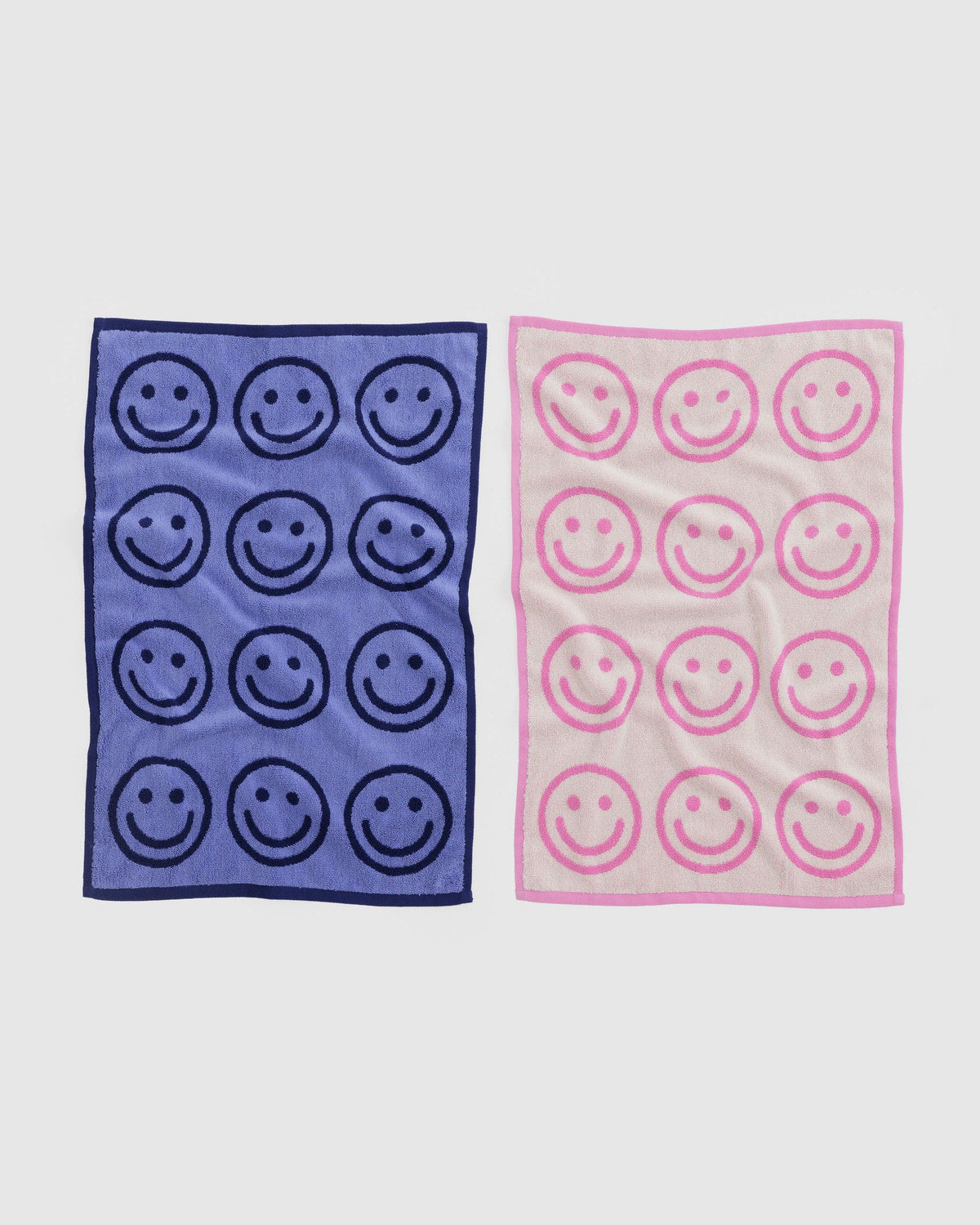 Hand Towel Set of 2 Happy Pink Blue | Baggu Sale
