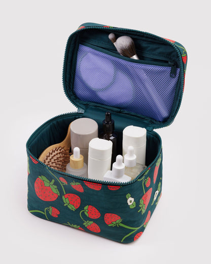 Large Cosmetic Case Strawberry Blossom | Baggu Outlets
