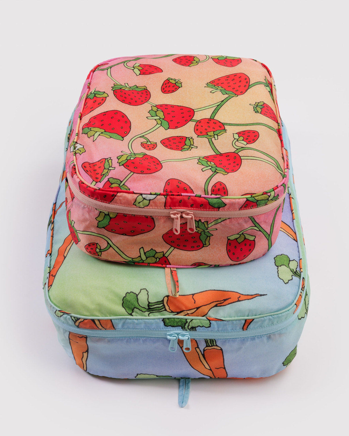 Large Packing Cube Set Carrots & Berries | Baggu Online