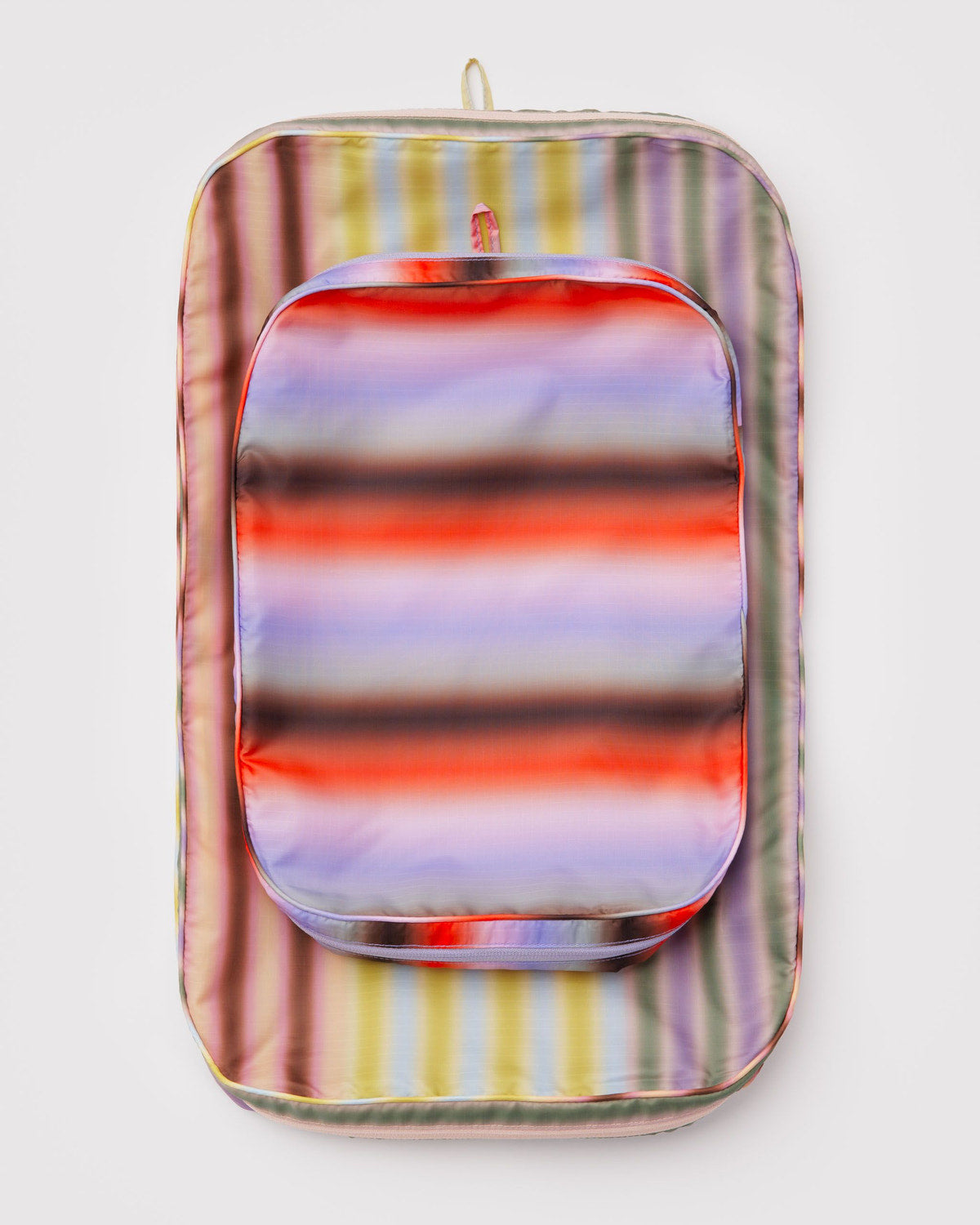 Large Packing Cube Set Gradient Stripes | Baggu Online Store
