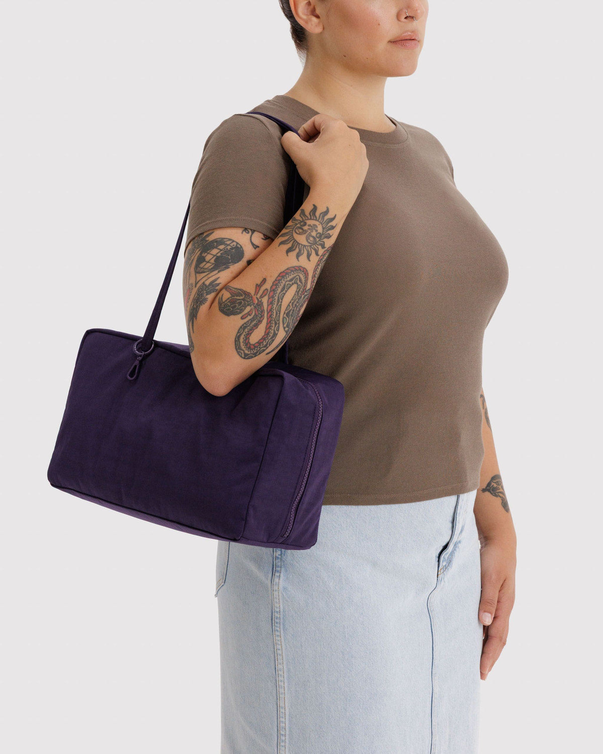 Medium Nylon Bowler Bag Fig | Baggu Outlets