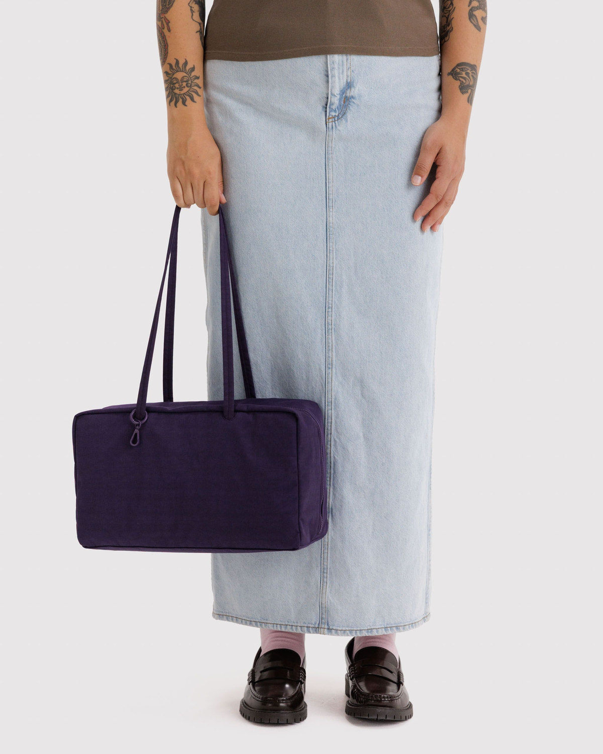 Medium Nylon Bowler Bag Fig | Baggu Outlets