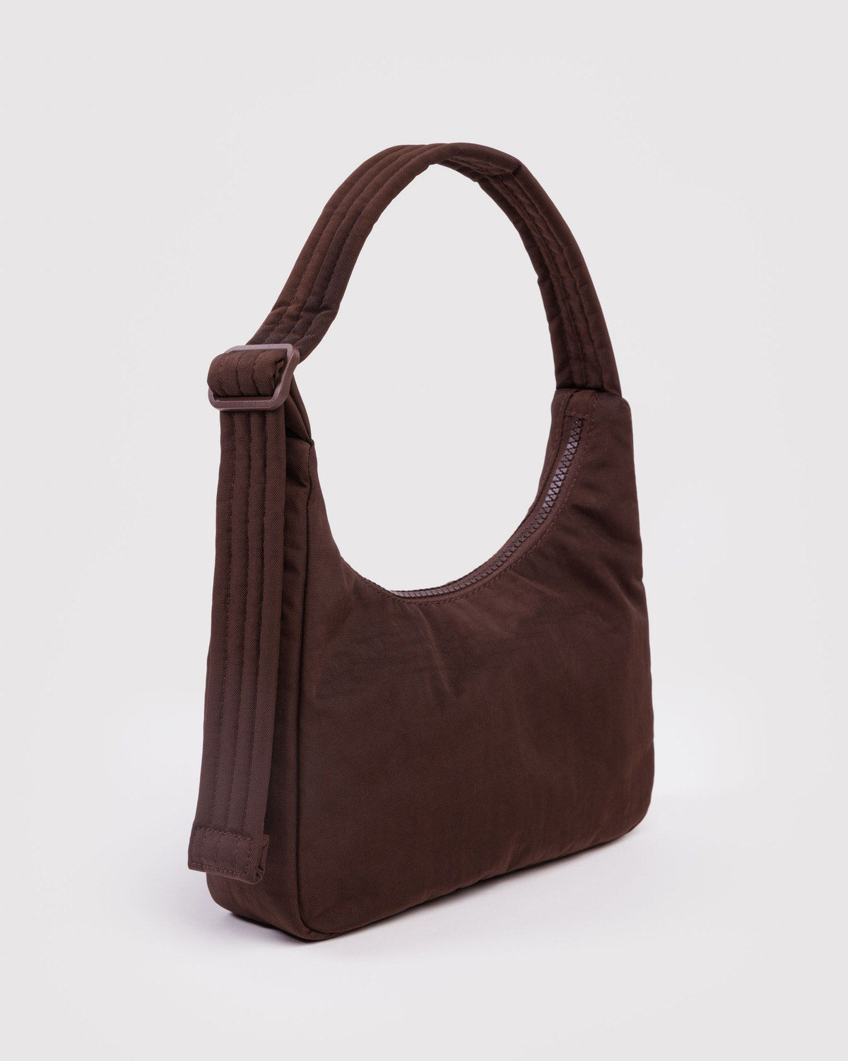 Mini Nylon Shoulder Bag  Coffee | Baggu Online Store