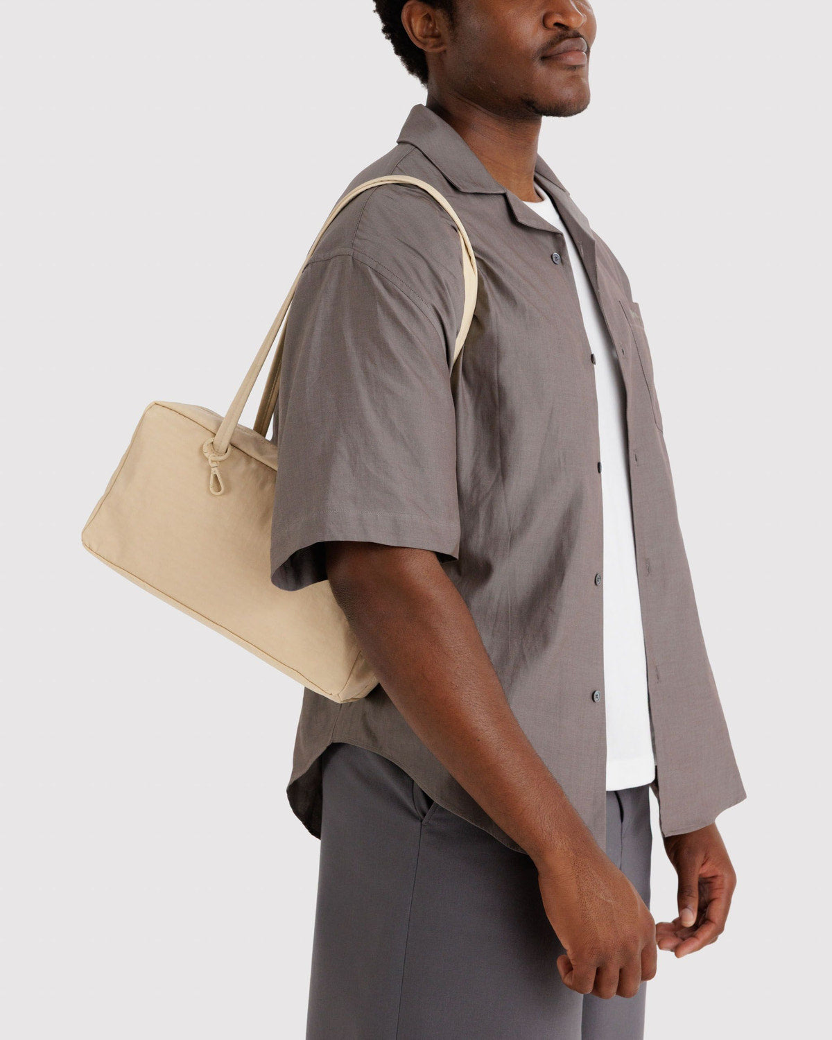 Nylon Bowler Bag Custard | Baggu Sale