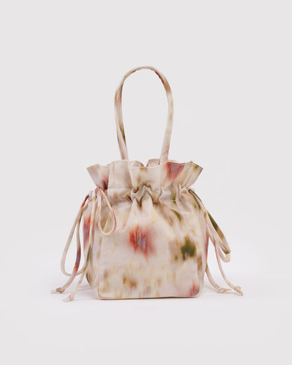 Nylon Drawstring Bag Abstract Floral | Baggu Online Store