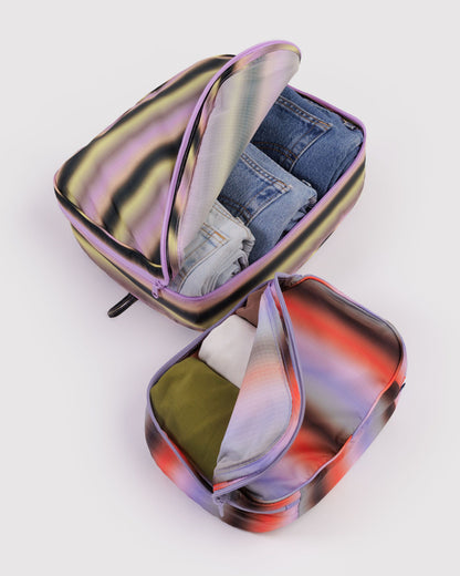 Packing Cube Set Gradient Stripes | Baggu On Sale