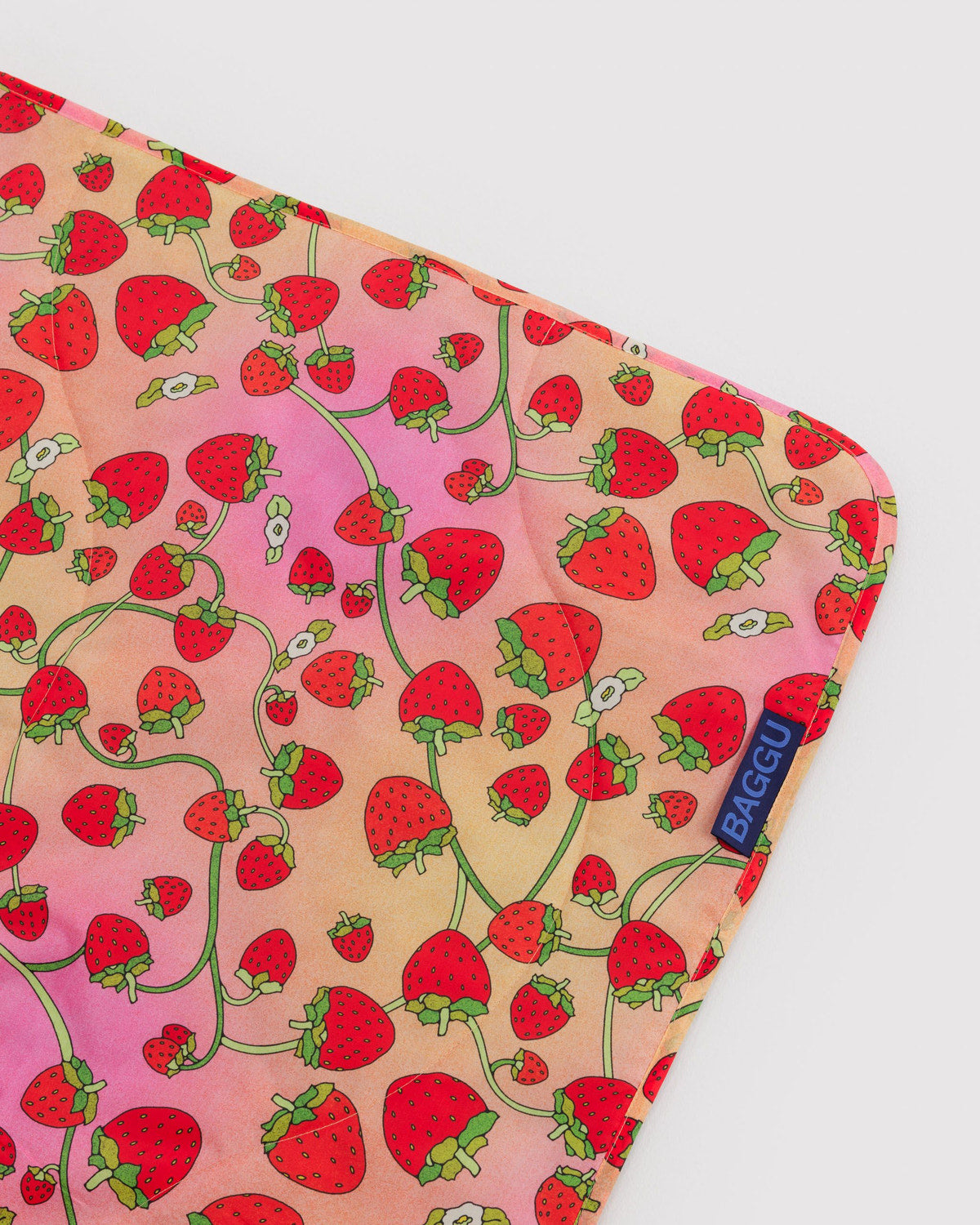 Puffy Picnic Blanket Strawberry Blossom | Baggu Outlets