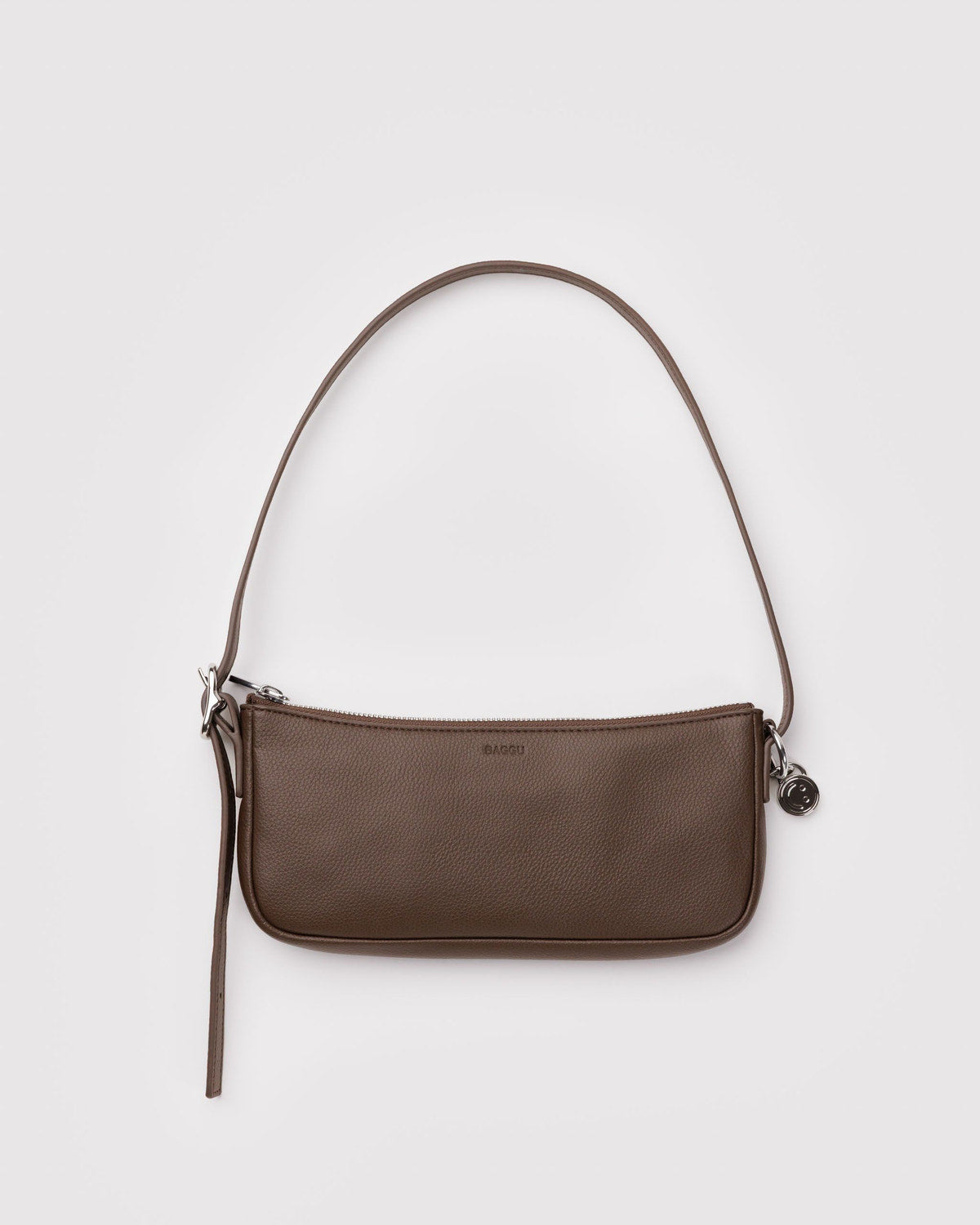 Recycled Leather Pochette Brown | Baggu Sale