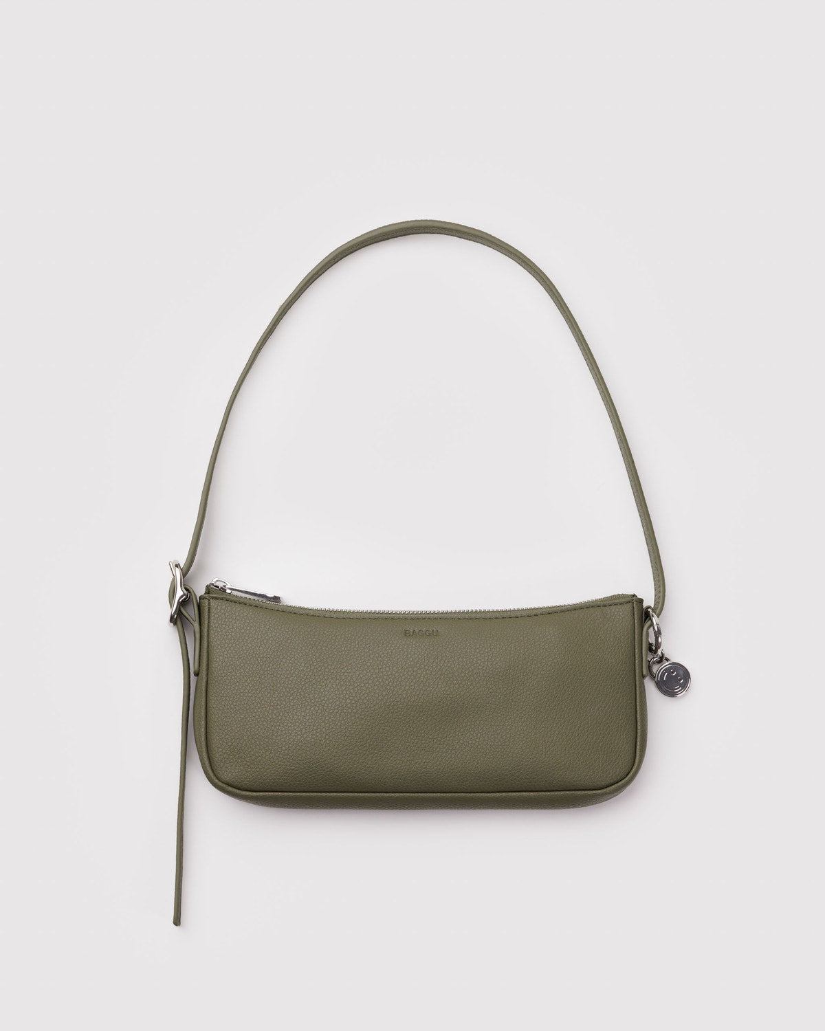 Recycled Leather Pochette Loden | Baggu Online Store