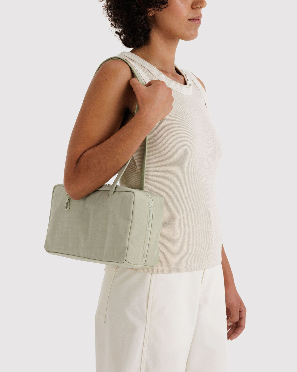Nylon Bowler Bag Celadon | Baggu Outlets