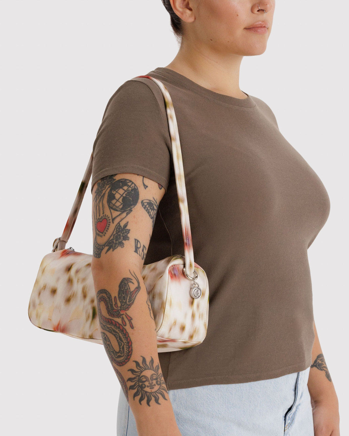 Nylon Loaf Bag Abstract Floral | Baggu Online Store