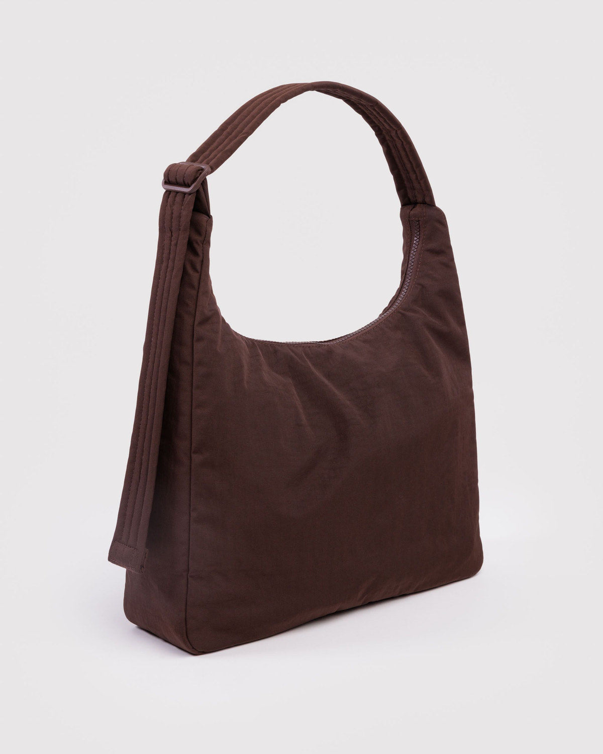 Nylon Shoulder Bag Coffee | Baggu Discount
