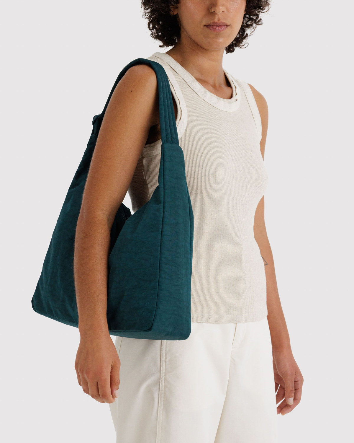 Nylon Shoulder Bag Deep Sea | Baggu Outlets