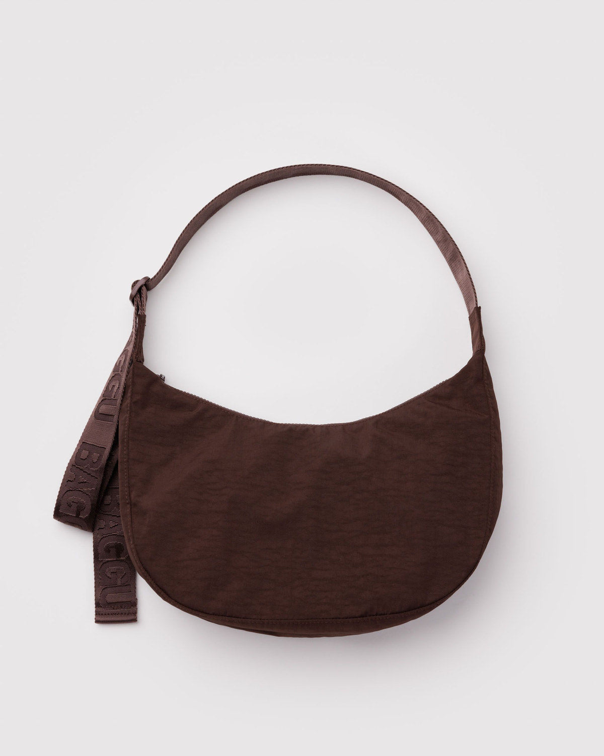 Medium Nylon Crescent Bag Coffee | Baggu Online Store