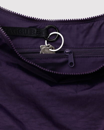 Medium Nylon Crescent Bag Fig | Baggu Discount