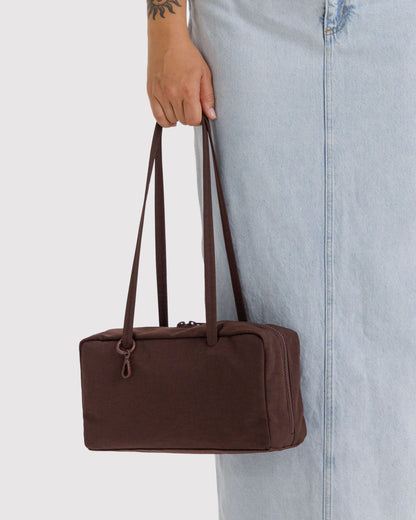 Nylon Bowler Bag Coffee | Baggu On Sale