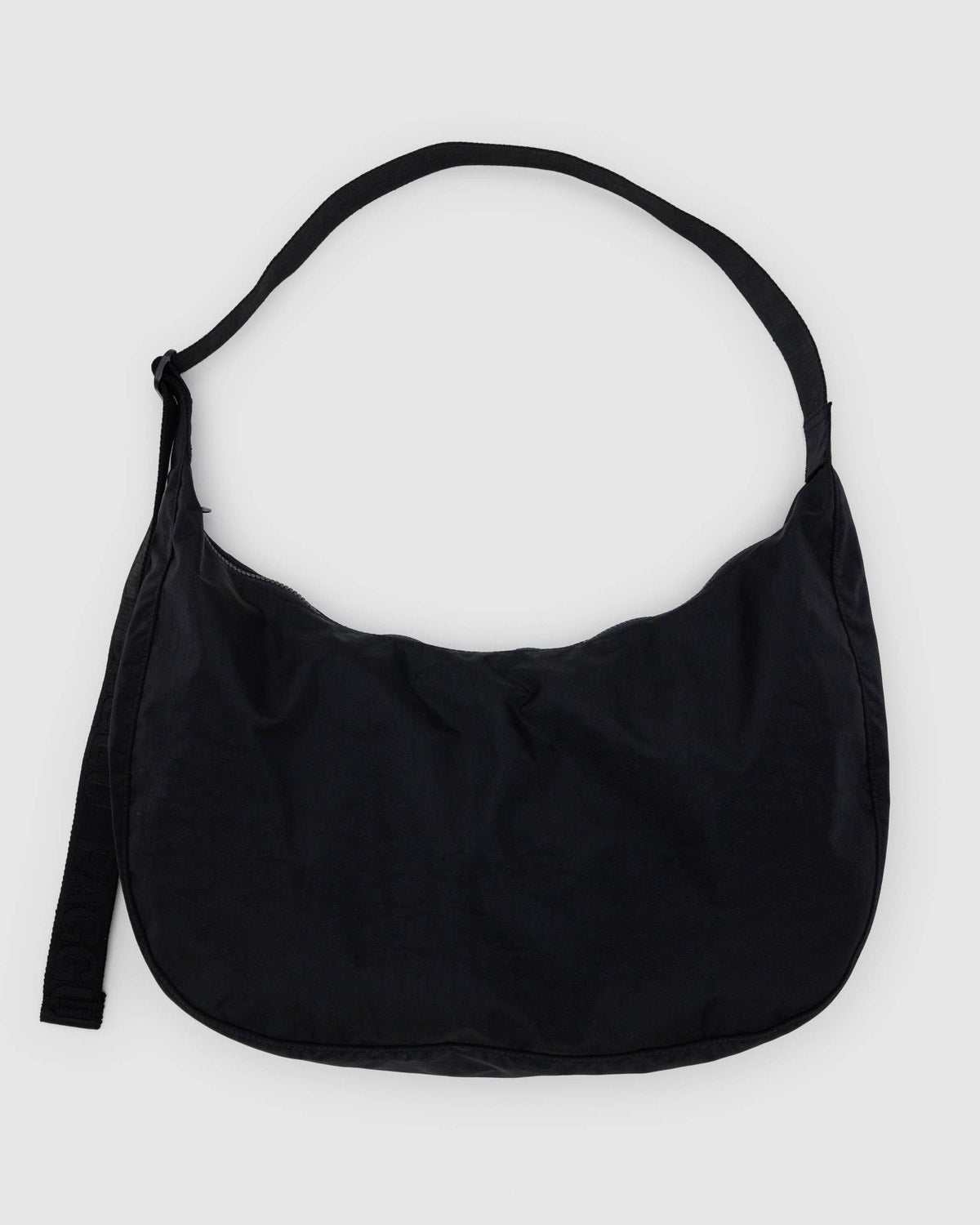 Large Nylon Crescent Bag Black | Baggu Online