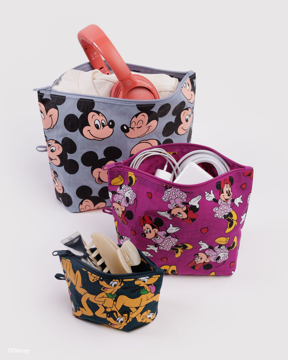 Go Pouch Set Mickey, Minnie & Pluto | Baggu Discount
