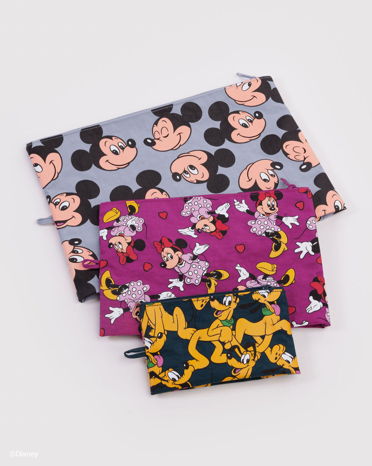 Go Pouch Set Mickey, Minnie & Pluto | Baggu Discount