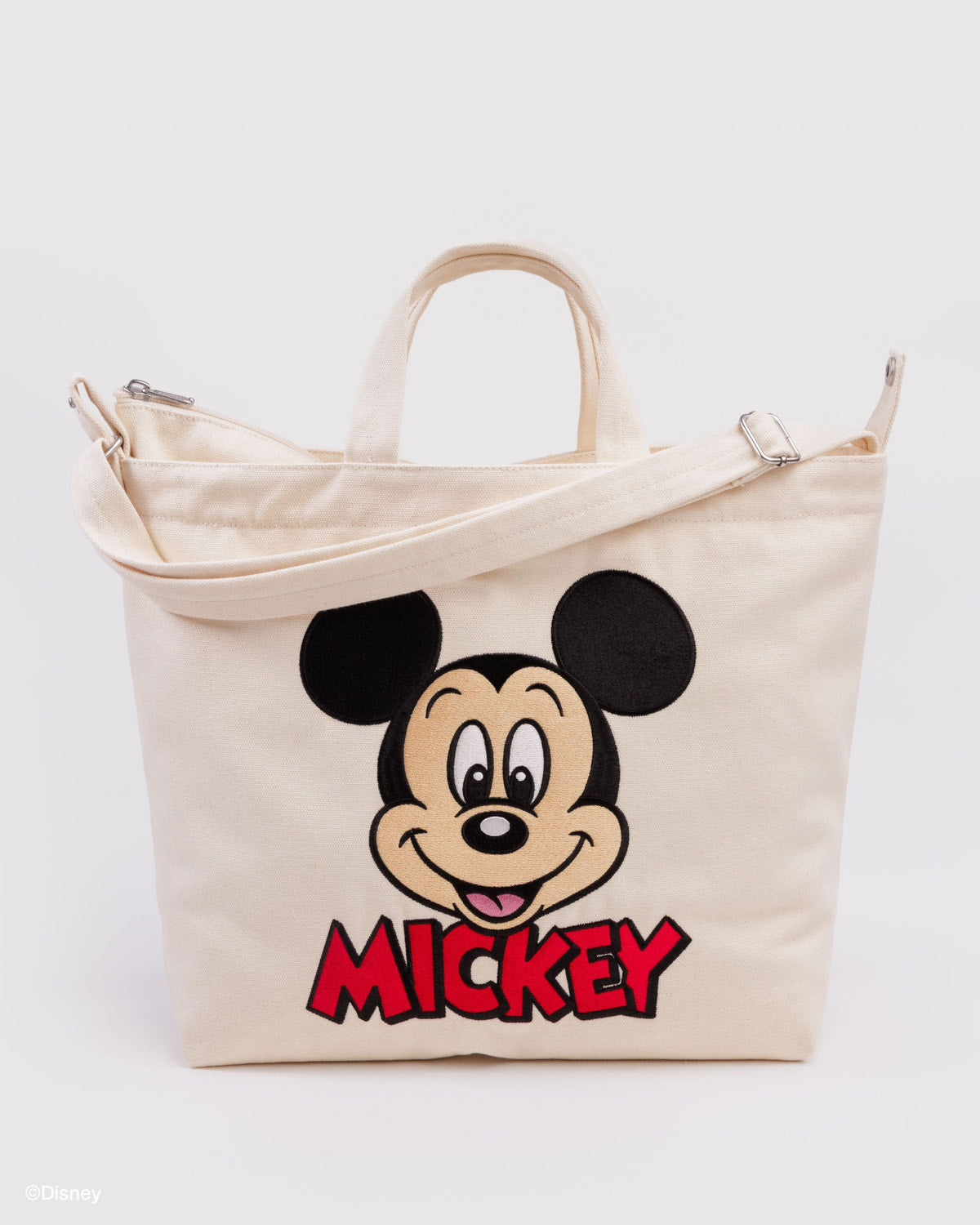 Horizontal Zip Duck Bag Embroidered Mickey Mouse Club | Baggu Online