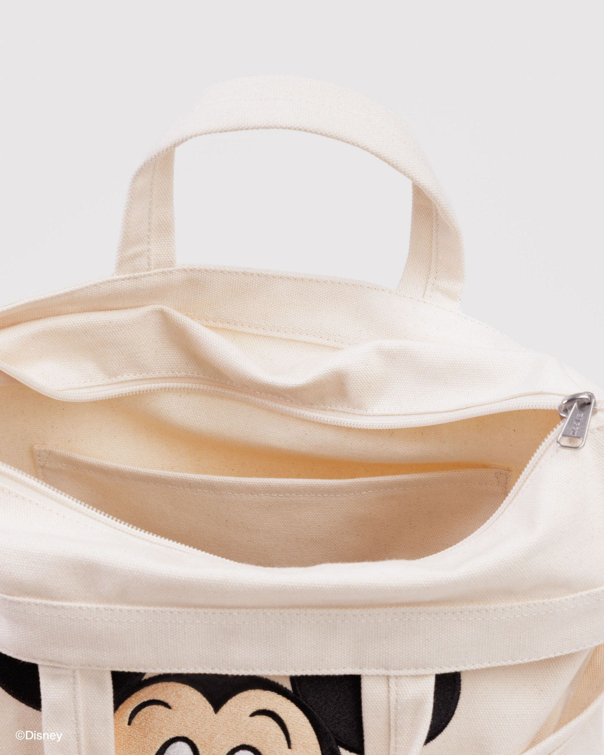 Horizontal Zip Duck Bag Embroidered Mickey Mouse Club | Baggu Online
