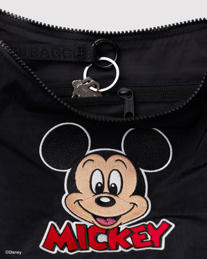 Medium Nylon Crescent Bag Embroidered Mickey Mouse Club | Baggu Online Store