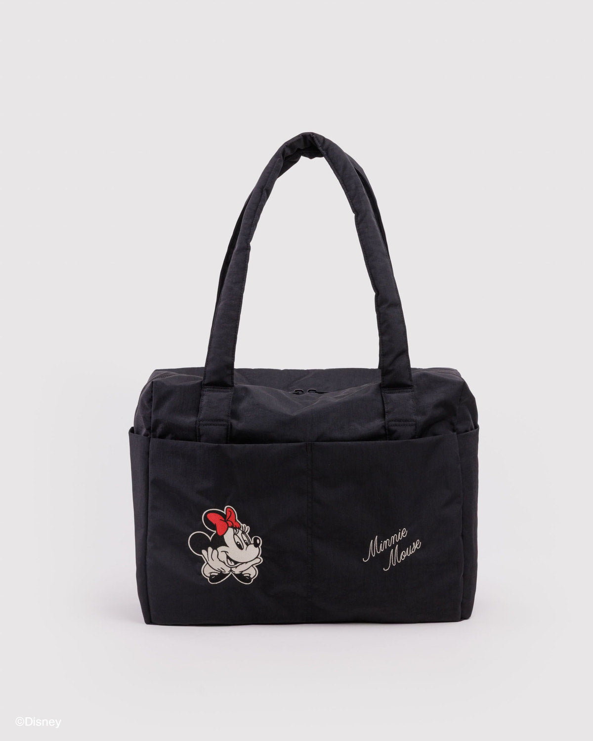 Baggu Small Cloud Carry-On Embroidered Minnie Mouse
