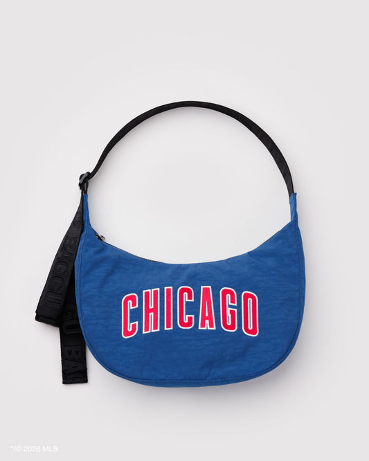 Medium Nylon Crescent Bag Chicago Cubs™ | Baggu On Sale