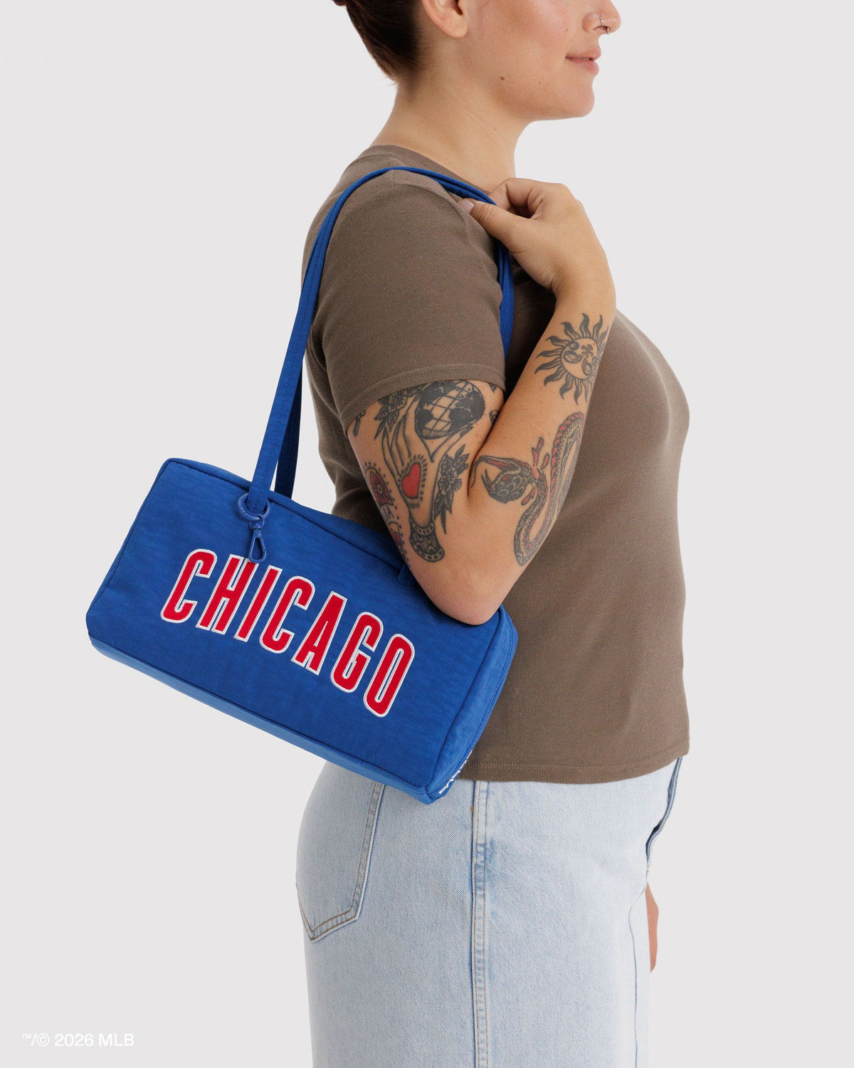 Nylon Bowler Bag Chicago Cubs™ | Baggu Discount