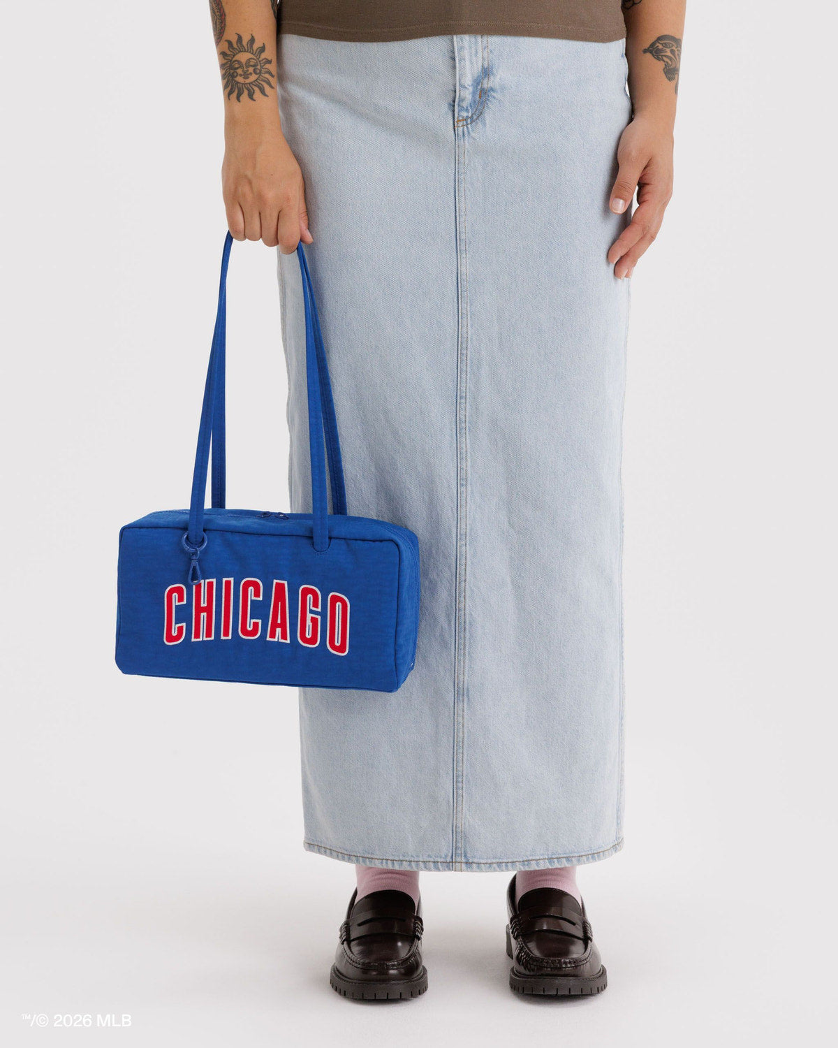 Nylon Bowler Bag Chicago Cubs™ | Baggu Discount