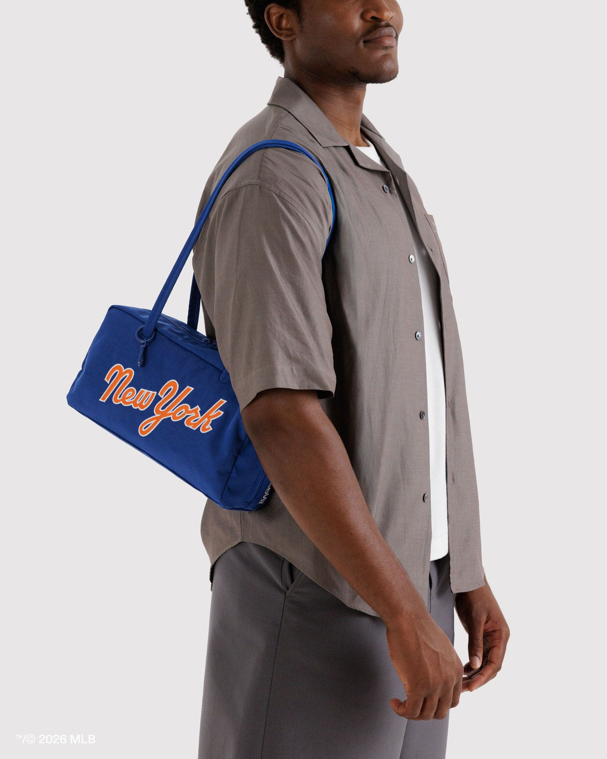 Nylon Bowler Bag New York Mets™ | Baggu On Sale
