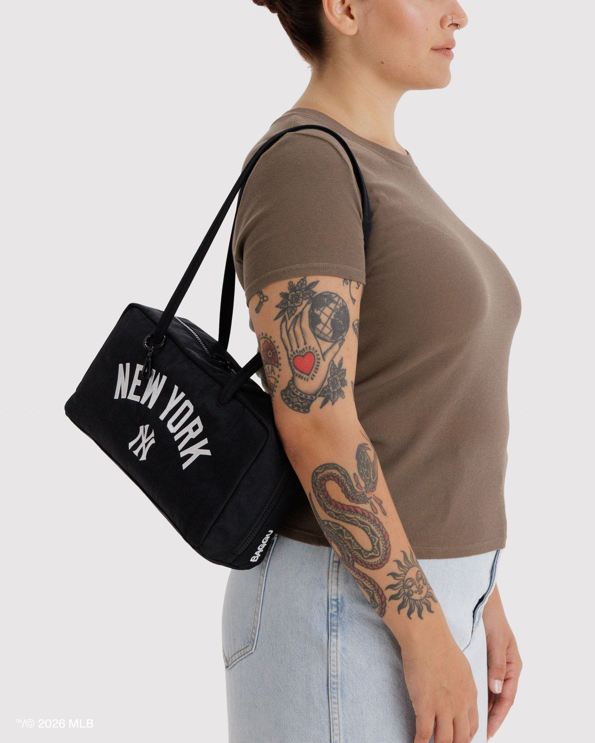 Nylon Bowler Bag New York Yankees™ | Baggu Outlets