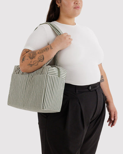 Everyday Cloud Bag Sage Stripe | Baggu Outlets