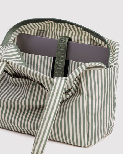 Everyday Cloud Bag Sage Stripe | Baggu Outlets