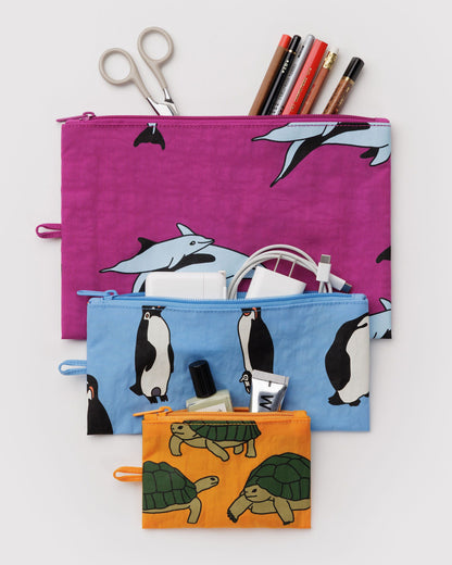Flat Pouch Set Vacation Animals | Baggu Outlets