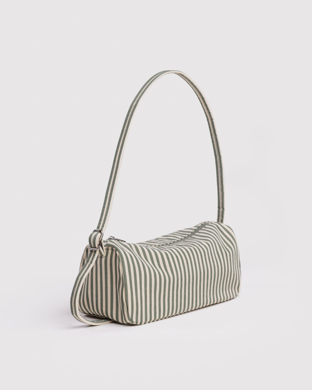Nylon Loaf Bag Sage Stripe | Baggu Discount