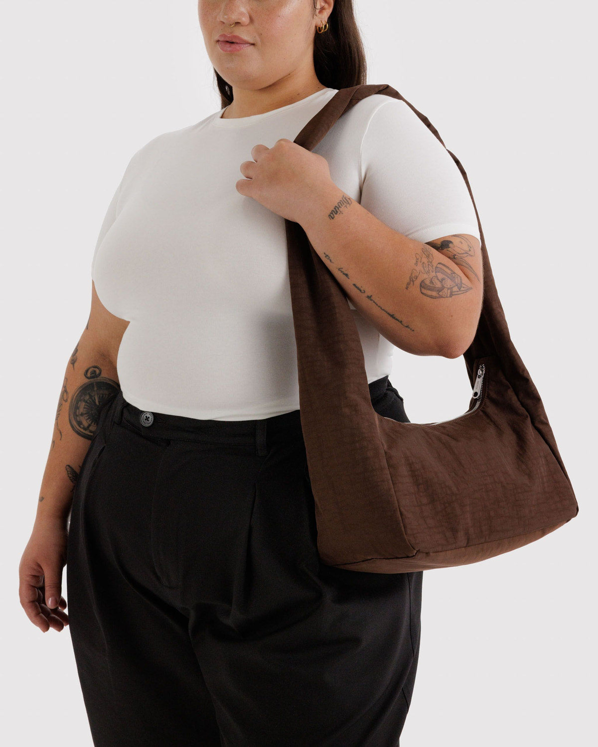 Nylon Meringue Bag Coffee | Baggu Sale