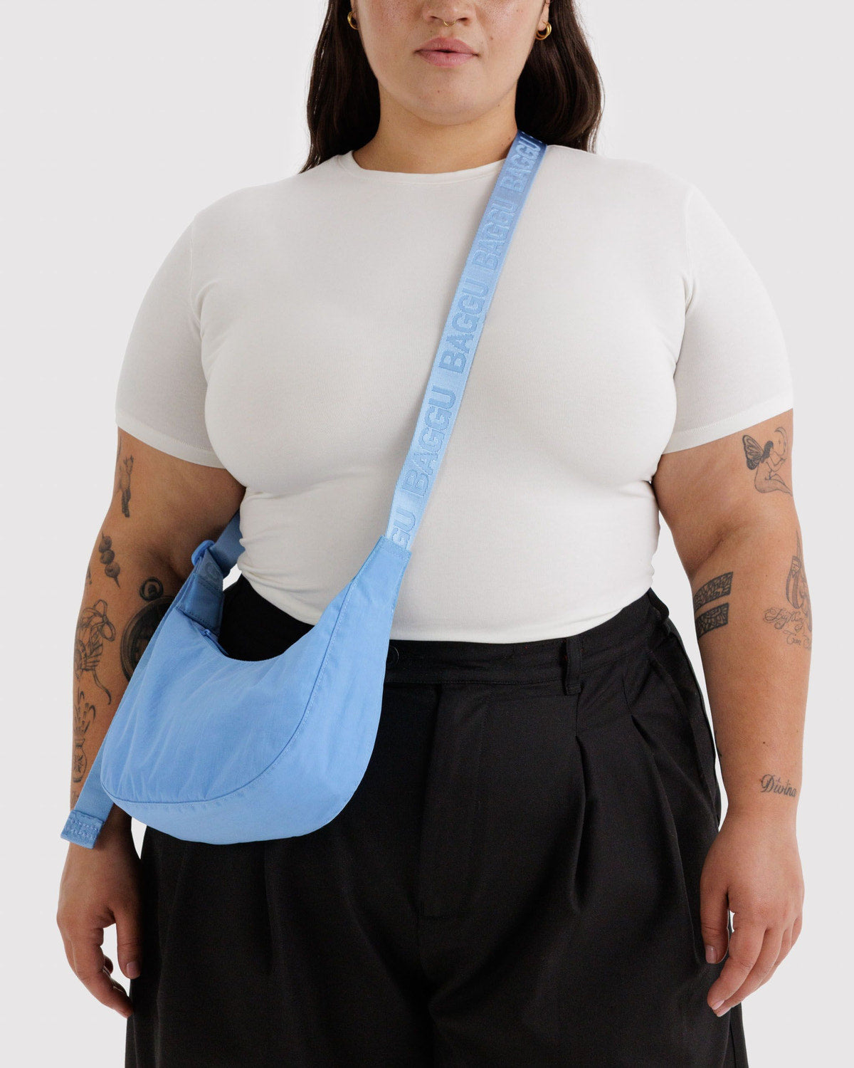 Small Nylon Crescent Bag Piscine | Baggu Outlets