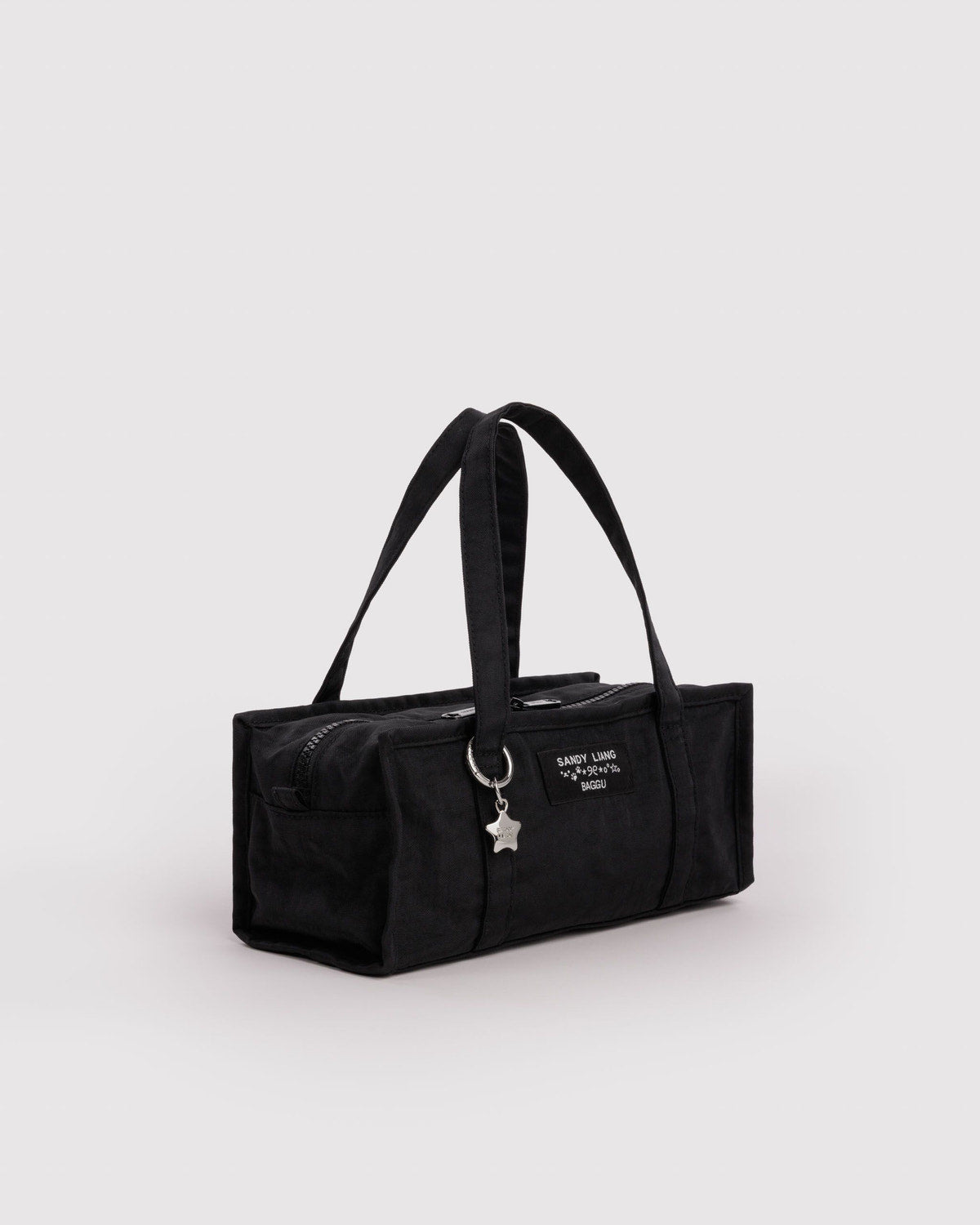 Mini Nylon Market Bag Black | Baggu On Sale